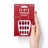imageOPI xPRESSON Press on Nails  Short Round Classic Shape Nail Art  Dark Colors  30 Count With Glue  Instant GelLike Salon Manicure  Long Lasting Reusable NondamagingBig Apple Red