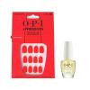 imageBundle of OPI xPressOn Press On Nails With Nail Glue Short Red Nails Cajun Shrimp OPI ProSpa Nail and Cuticle Oil 05 fl oz
