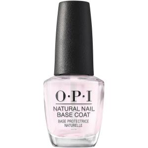 imageOPI Nail Lacquer Base Coat  Clear Nail Polish Base Coat Chip Resistant Protects Nails Prevents DiscolorationNatural Nail Base Coat