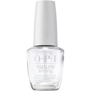 imageOPI Nature Strong Natural Origin Nail Polish  Clear Gel Like EcoFriendly Nail Polish Base Coat ampamp Top Coat  Plant Based Vegan Cruelty FreeNature Strong Top Coat