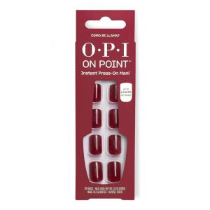 imageOPI On Point Press On Nails  Square Squoval ampamp Almond Shape Nail Art  Short to Long Length  24 Count With Nail Glue  Instant PressOn Mani  OPIm Dreaming CollectionComo se Llama