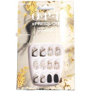 imageOPI xPRESSON Press on Nails  Short Round Classic Shape Nail Art  Dark Colors  30 Count With Glue  Instant GelLike Salon Manicure  Long Lasting Reusable NondamagingGalacTips