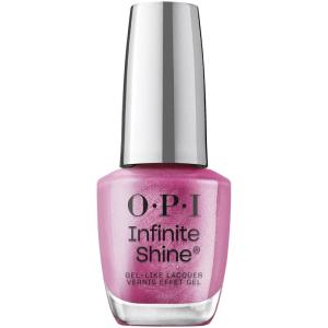imageOPI Infinite Shine Long Wear Nail Polish  Opaque Metallic Gel Like Nail Polish  Metallic Mega Mix CollectionLip Pink Battle