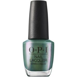 imageOPI Nail Lacquer Nail Polish  Opaque Light Blue Green Shimmer Chip Resistant Nail Polish  Vegan Fast Drying Streak FreeFeelin Capricorny
