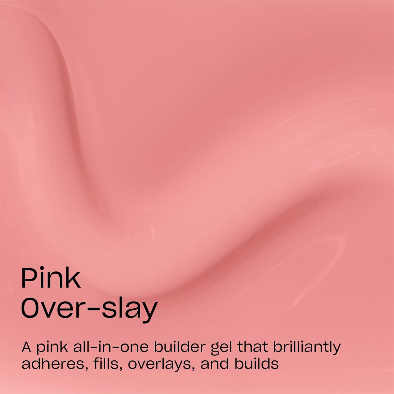 imageOPI GELevate 4in1 Nail Builder Gel  UV Cure Gel Builder Nail Polish  Vegan  15 MLPink Overslay