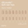 imageOPI GELevate Soft Gel Nail Tips  Medium Length Extensions  Flexible ampamp Natural Fit  1 Box with 16 SizesRound Shape