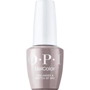imageOPI GelColor Gel Nail Polish  Opaque Dark Black ampamp Gray Crme UV Cure Gel Nail Polish  Vegan ampamp HEMA Free Long Lasting High ShineIcelanded a Bottle of OPI