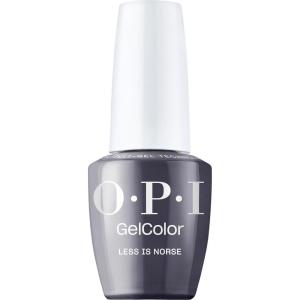imageOPI GelColor Gel Nail Polish  Opaque Dark Black ampamp Gray Crme UV Cure Gel Nail Polish  Vegan ampamp HEMA Free Long Lasting High ShineLess is Norse