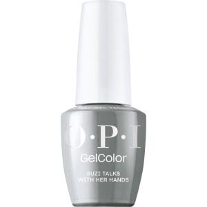 imageOPI GelColor Gel Nail Polish  Opaque Dark Black ampamp Gray Crme UV Cure Gel Nail Polish  Vegan ampamp HEMA Free Long Lasting High ShineSuzi Talks with her Hands