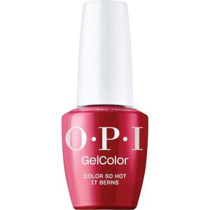 imageOPI GelColor Gel Nail Polish  Opaque Dark Red Crme UV Cure Gel Nail Polish  Vegan ampamp HEMA Free Long Lasting High ShineColor So Hot it Berns