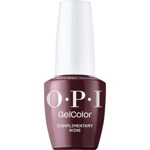 imageOPI GelColor Gel Nail Polish  Opaque Dark Red Crme UV Cure Gel Nail Polish  Vegan ampamp HEMA Free Long Lasting High ShineComplimentary Wine
