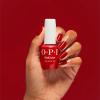 imageOPI GelColor Gel Nail Polish  Opaque Bright Red Crme UV Cure Gel Nail Polish  Vegan ampamp HEMA Free Long Lasting High ShineBig Apple Red
