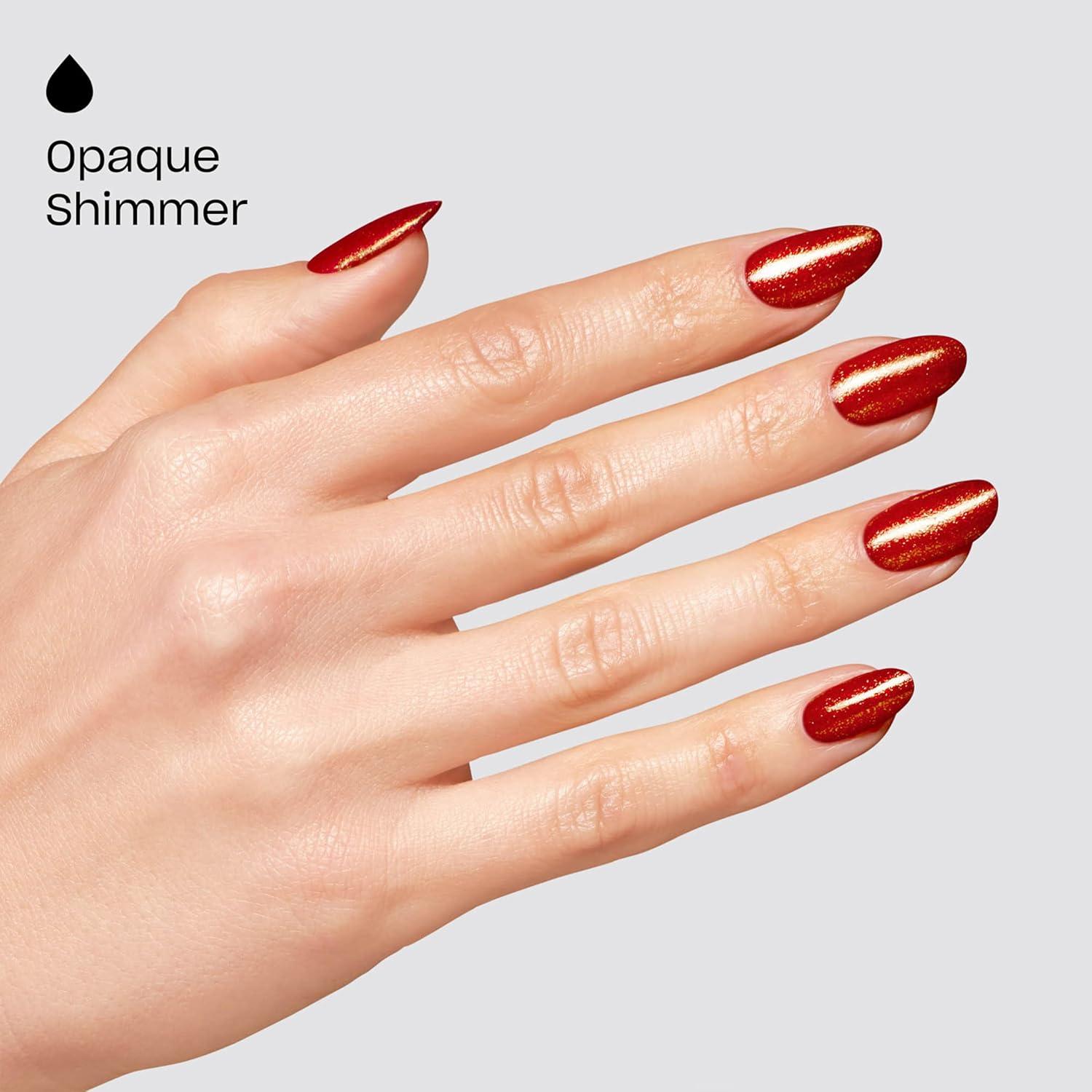 imageOPI GelColor  SemiSheer Opaque ampamp Shimmer Winter Shades  Long Lasting UV Cure Gel Nail Polish with High Shine  Vegan ampamp HEMA Free  Good Enough to Treat Collection  Holiday 2025Spread the Cherry  Opaque Bright Cherry Red Shimmer