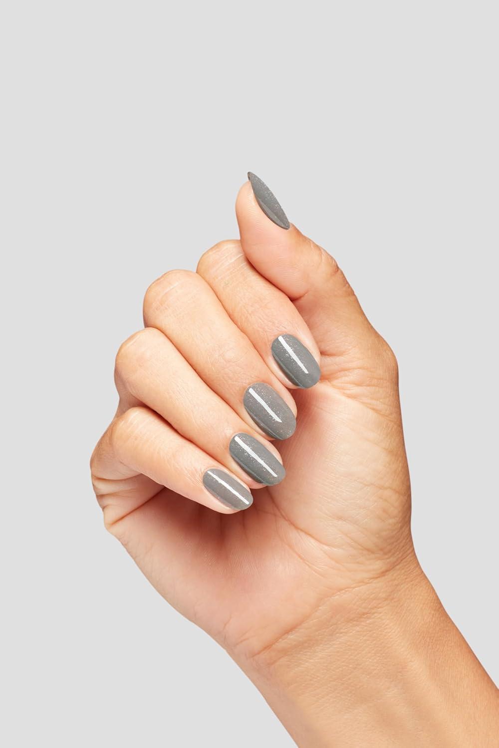 imageOPI Infinite Shine GelLike Lacquer  Opaque Crme Shimmer and Sheer Long Lasting Wear Vegan Nail Polish Shades  Whats Your Manitude  Fall 2025Belly Button Bling  SemiSheer Dark Soft Grey Silver Shimmer