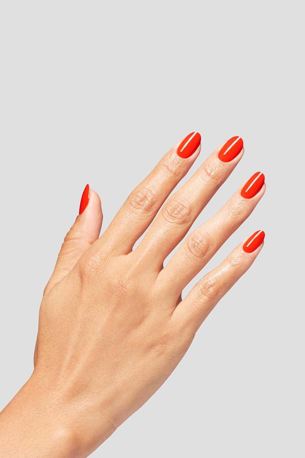 imageOPI Infinite Shine GelLike Lacquer  Opaque Crme Shimmer and Sheer Long Lasting Wear Vegan Nail Polish Shades  Whats Your Manitude  Fall 2025Mini Plaid Flirt  SemiSheer Bright Warm Red Orange