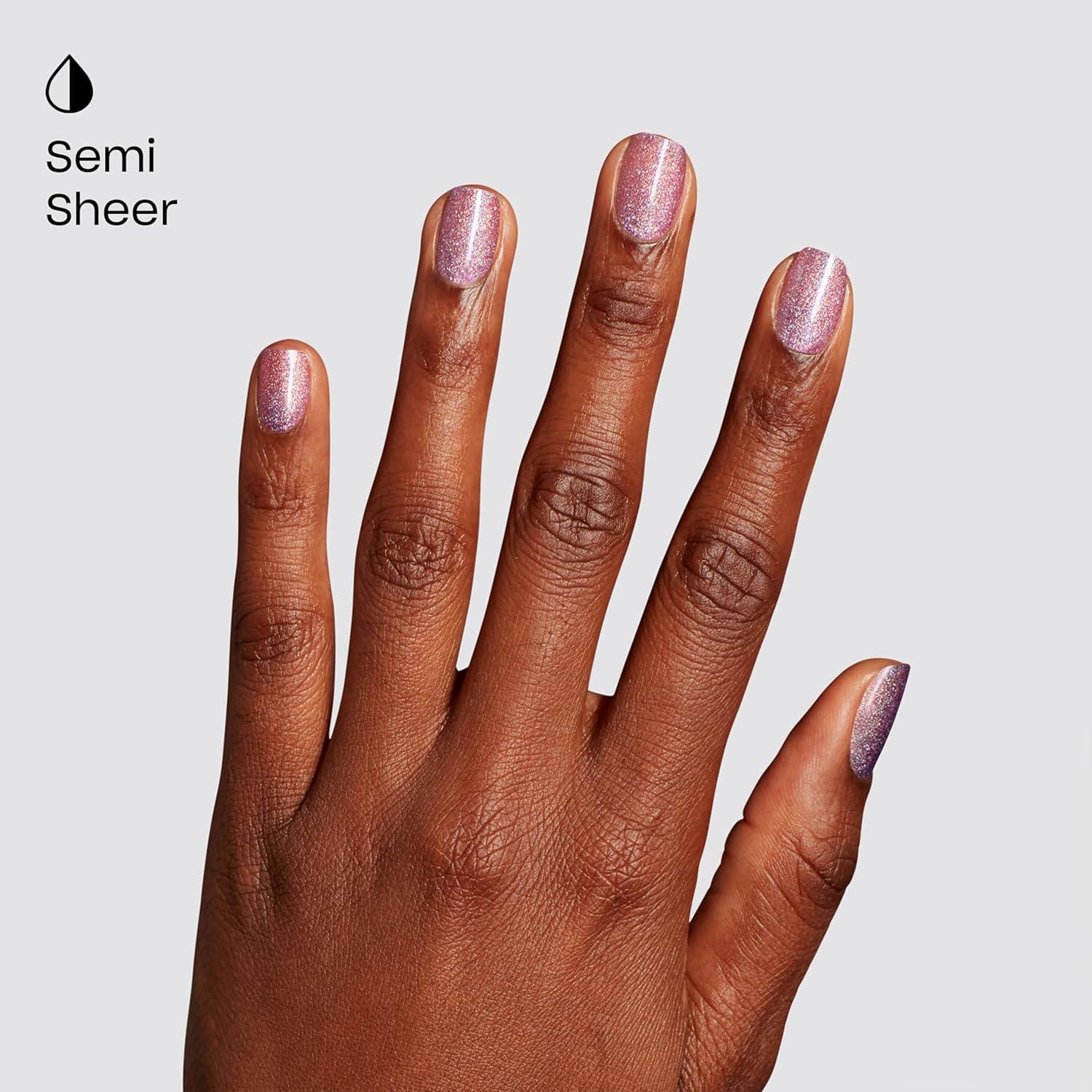 imageOPI Infinite Shine Nail Polish Colors  SemiSheer Sheer Bright Opaque ampamp Shimmer Winter Shades  Long Lasting Wear  Good Enough to Treat Collection  Holiday 2025Pinkish Delight  SemiSheer Soft Holographic Pink Shimmer