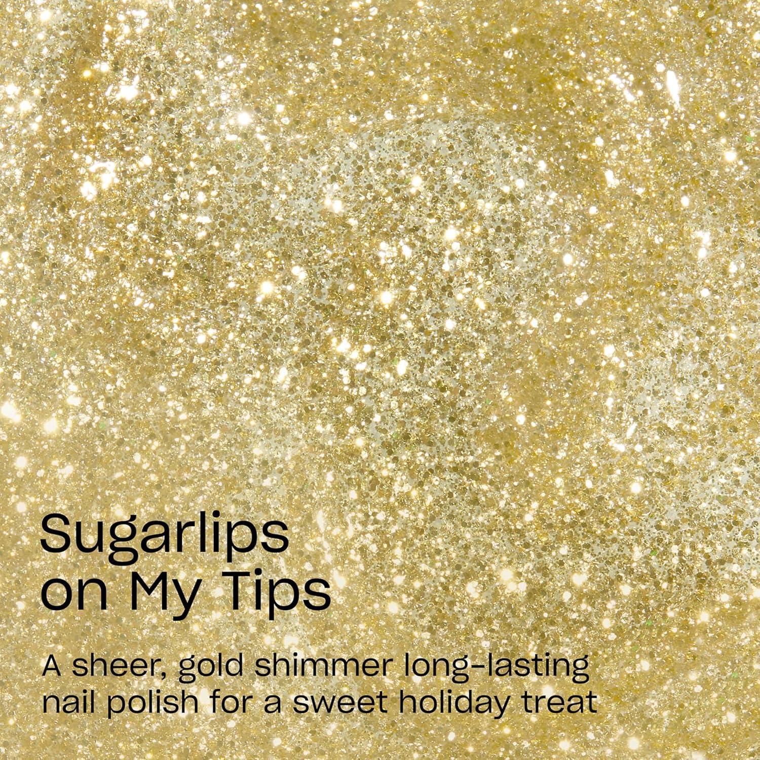 imageOPI Infinite Shine Nail Polish Colors  SemiSheer Sheer Bright Opaque ampamp Shimmer Winter Shades  Long Lasting Wear  Good Enough to Treat Collection  Holiday 2025Sugarlips on My Tips  Sheer Bright Warm Gold Shimmer