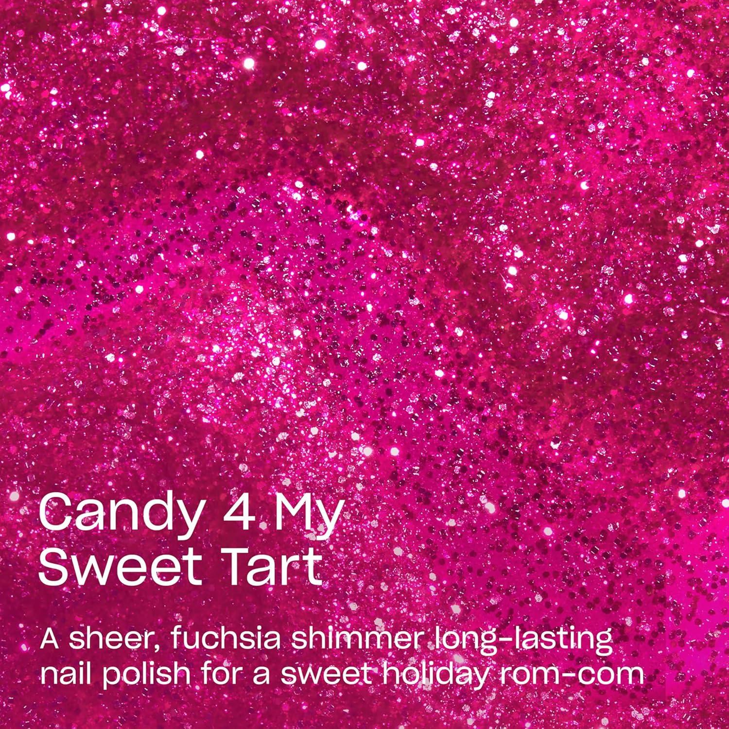 imageOPI Infinite Shine Nail Polish Colors  SemiSheer Sheer Bright Opaque ampamp Shimmer Winter Shades  Long Lasting Wear  Good Enough to Treat Collection  Holiday 2025Candy 4 My Sweet Tart  Sheer Bright Fuchsia Pink Shimmer