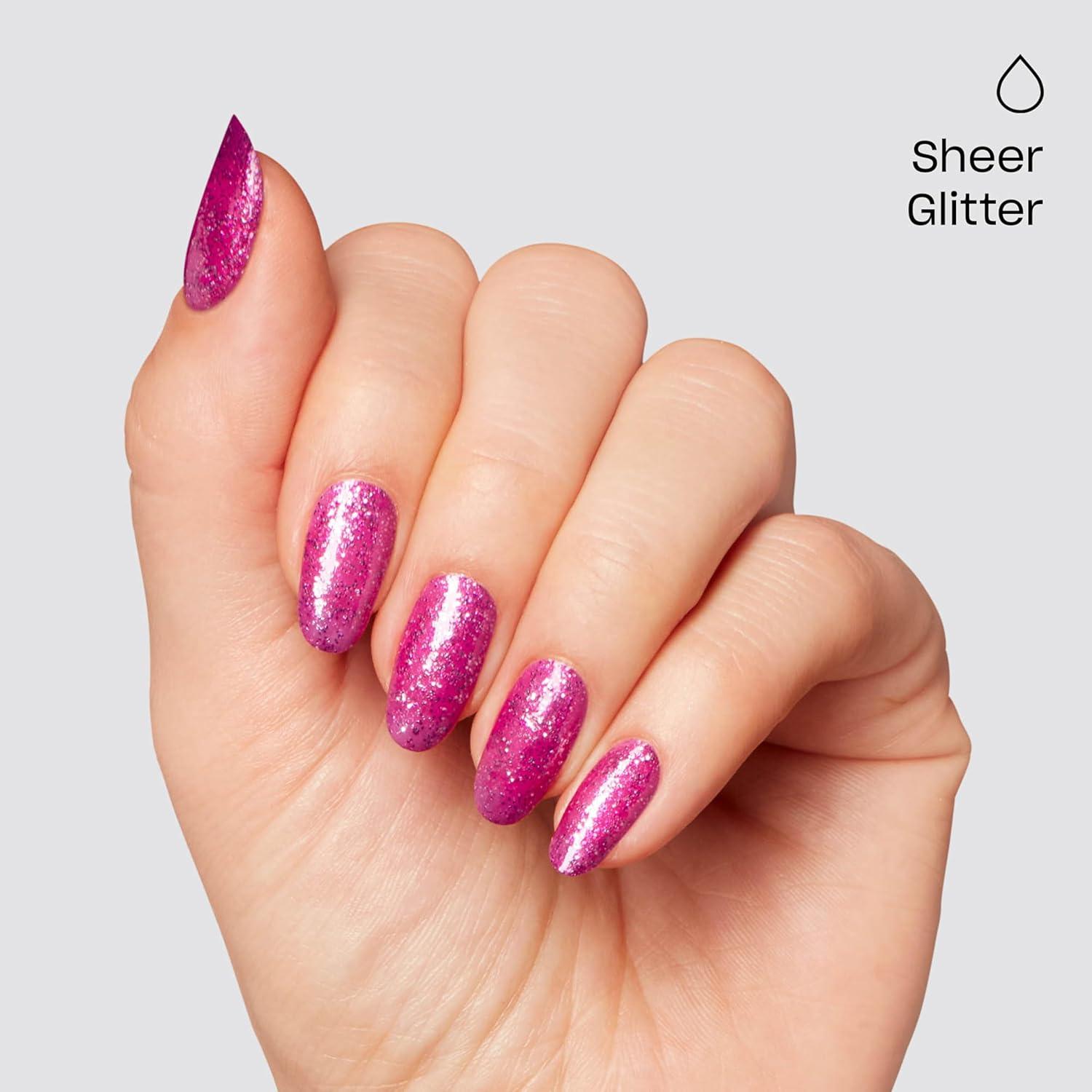 imageOPI Infinite Shine Nail Polish Colors  SemiSheer Sheer Bright Opaque ampamp Shimmer Winter Shades  Long Lasting Wear  Good Enough to Treat Collection  Holiday 2025Candy 4 My Sweet Tart  Sheer Bright Fuchsia Pink Shimmer