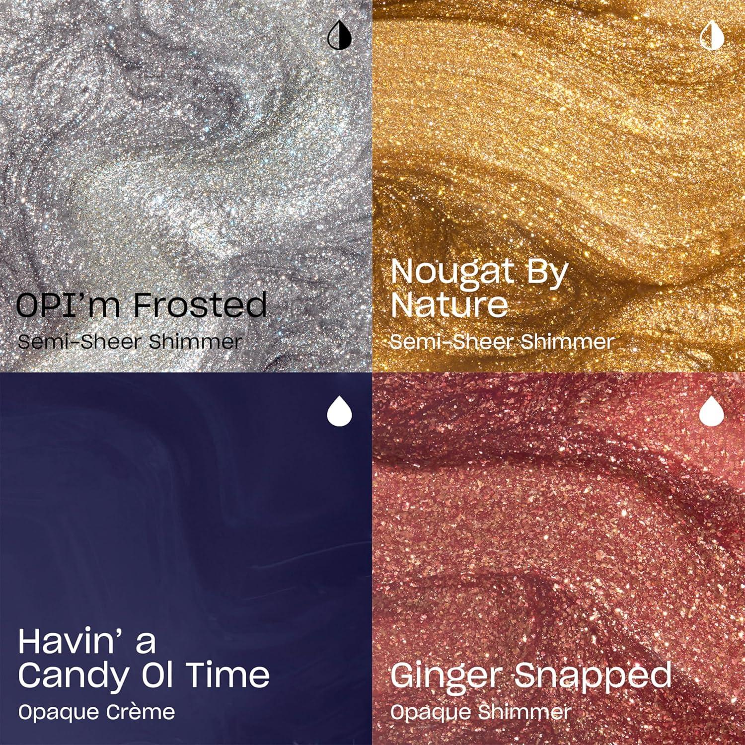 imageOPI Nail Lacquer Gift Sets  Creme ampamp Shimmer Shades  Chip Resistant Nail Polish  Summer Fall ampamp Winter Holiday 2025 Collections  Mini PacksHoliday Shades  4PC Mini Nail Lacquer  Gift Set