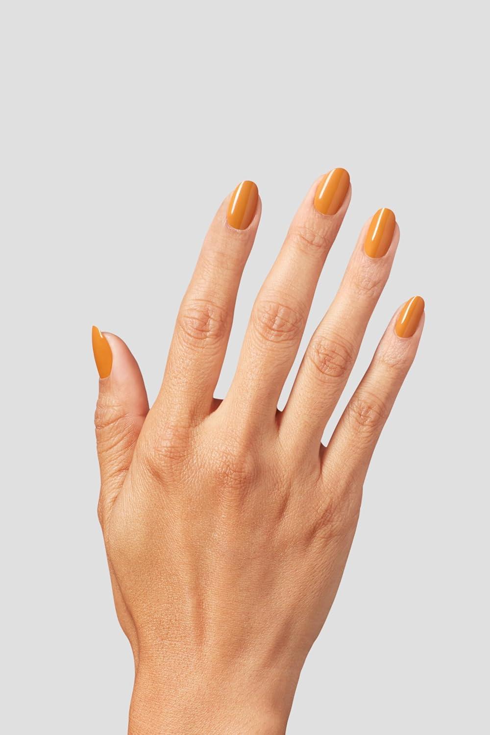 imageOPI Nail Lacquer Nail Polish  Opaque Crme and Sheer Nail Polish Shades  Fast Drying Streak Free and Chip Resistant Wear  Whats Your Manitude  Fall 2025Penny Loafer Lane  Opaque Dark Yellow Marigold