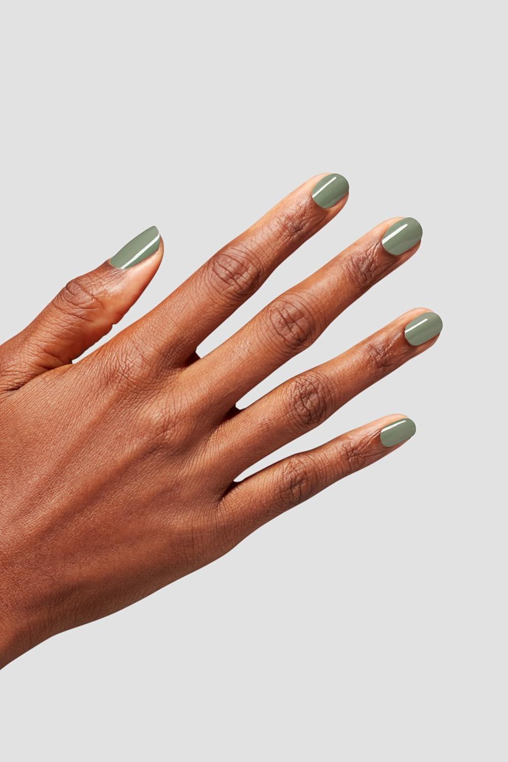 imageOPI Nail Lacquer Nail Polish  Opaque Crme and Sheer Nail Polish Shades  Fast Drying Streak Free and Chip Resistant Wear  Whats Your Manitude  Fall 2025Cargo All Out  Opaque Cool Army Green