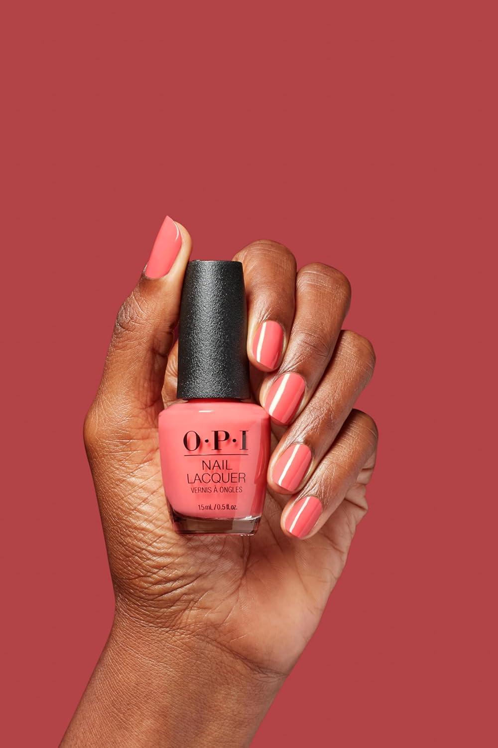 imageOPI Nail Lacquer Nail Polish  Opaque Crme and Sheer Nail Polish Shades  Fast Drying Streak Free and Chip Resistant Wear  Whats Your Manitude  Fall 2025Bubblegum Goth  Opaque Bright Warm Pink