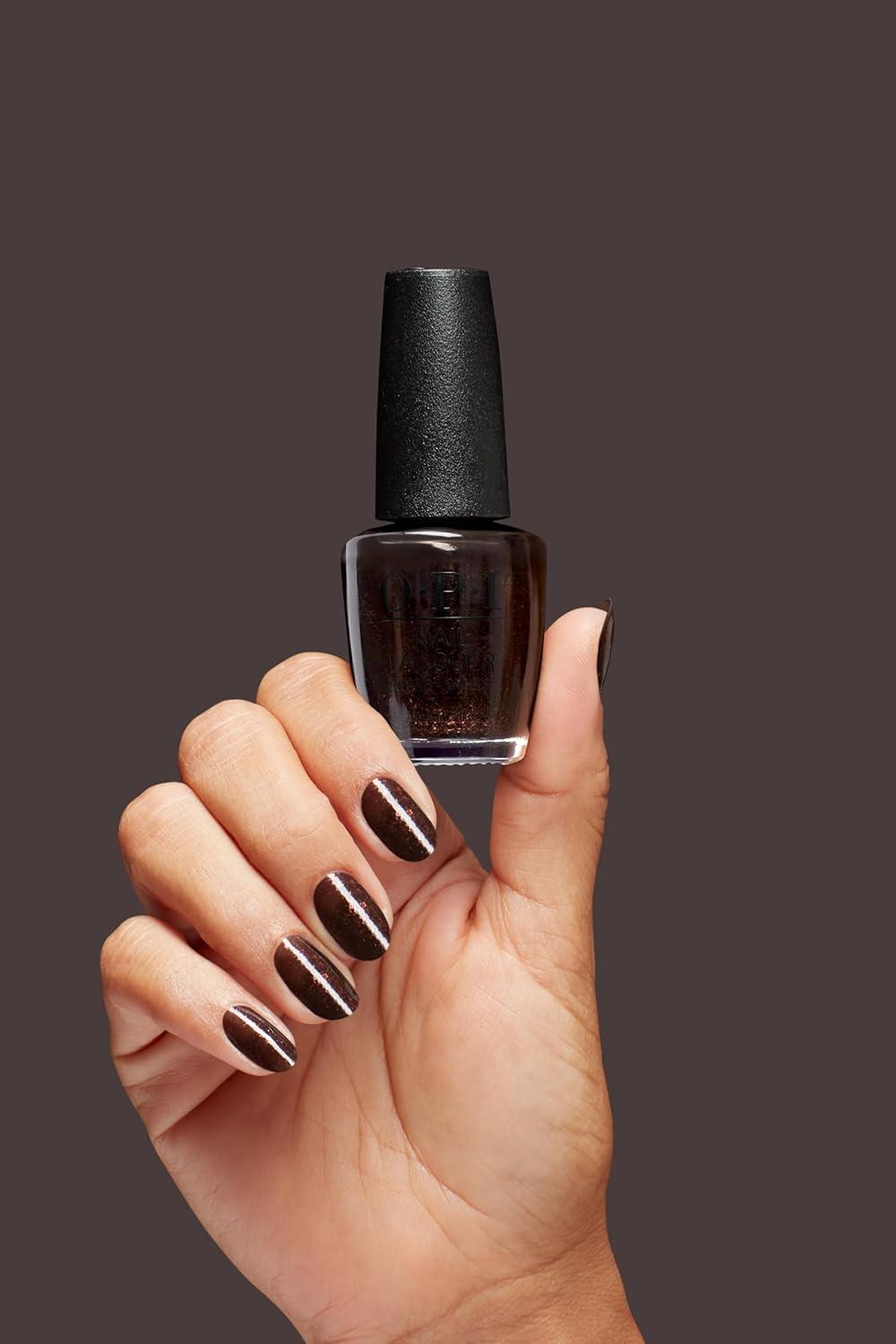 imageOPI Nail Lacquer Nail Polish  Opaque Crme and Sheer Nail Polish Shades  Fast Drying Streak Free and Chip Resistant Wear  Whats Your Manitude  Fall 2025Grunge Queen  SemiSheer Dark RedCopper Shimmer