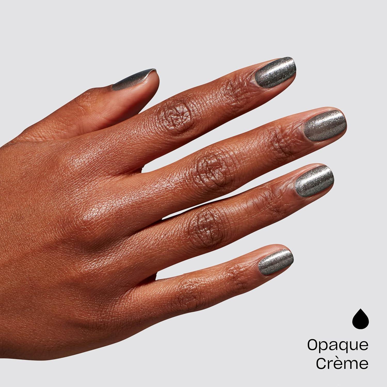 imageOPI Nail Lacquer Nail Polish Colors  SemiSheer Opaque ampamp Shimmer Winter Shades  Fast Drying Streak Free ampamp Chip Resistant Wear  Good Enough to Treat Collection  Holiday 2025Tempted to Lickorice  Opaque Dark Cool Gray Shimmer
