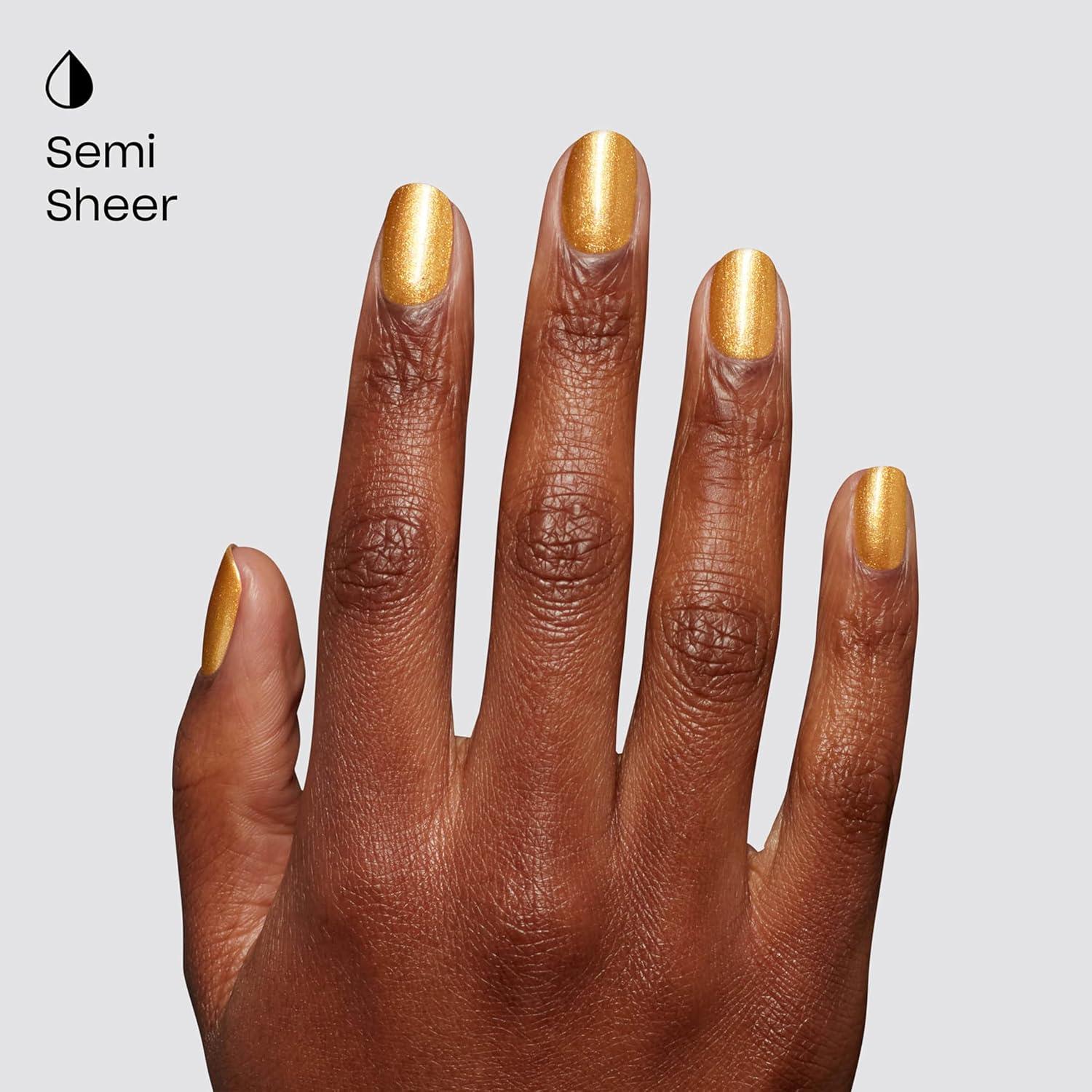 imageOPI Nail Lacquer Nail Polish Colors  SemiSheer Opaque ampamp Shimmer Winter Shades  Fast Drying Streak Free ampamp Chip Resistant Wear  Good Enough to Treat Collection  Holiday 2025Nougat by Nature  SemiSheer Bright Warm Dark Gold Shimmer