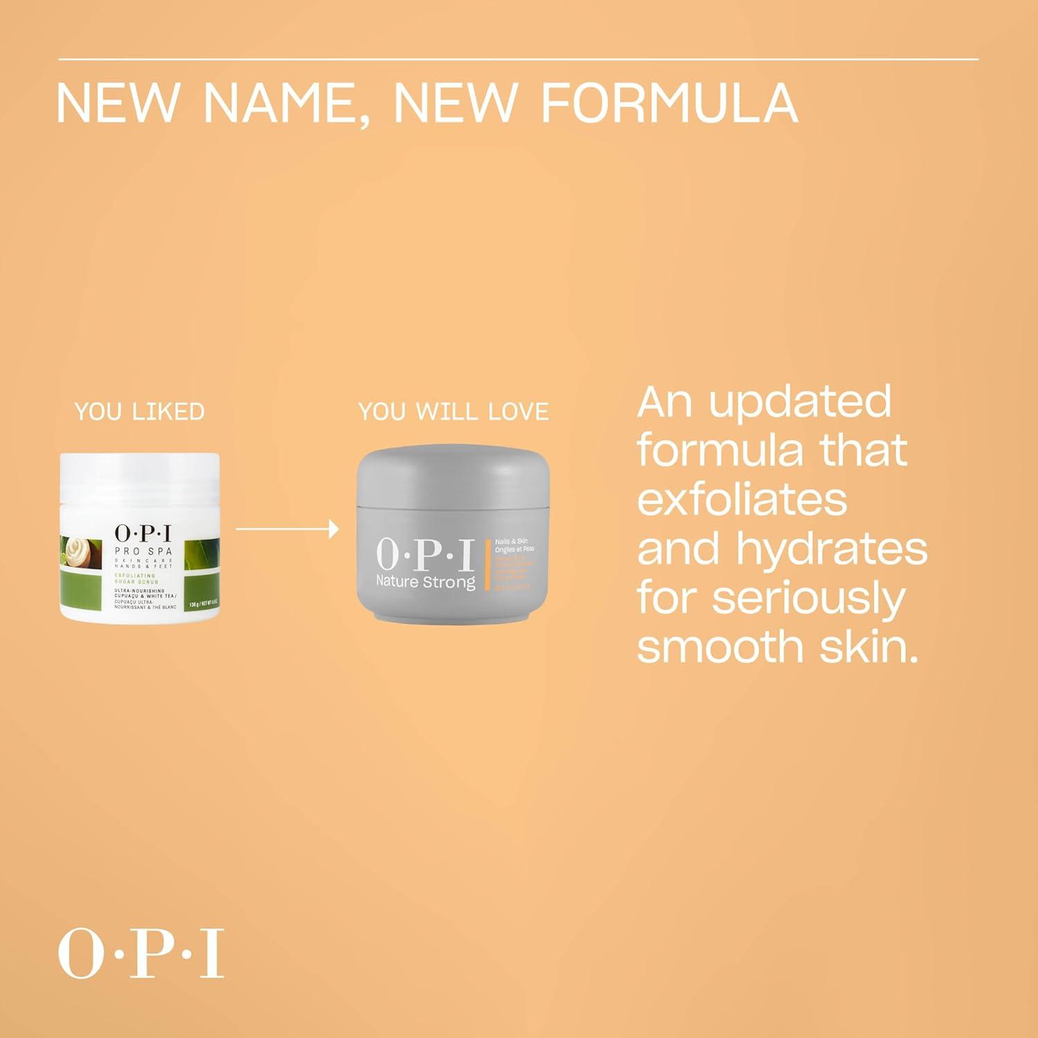 imageOPI Nature Strong Nails ampamp Skin  Moisturizing Cuticle Care ampamp Removal Treatments  Hydrating for Dry Cuticles Nails and Skin  Enriched with SkinSmoothing Emollients ampamp Natural Ingredients  VeganHand  Foot Scrub