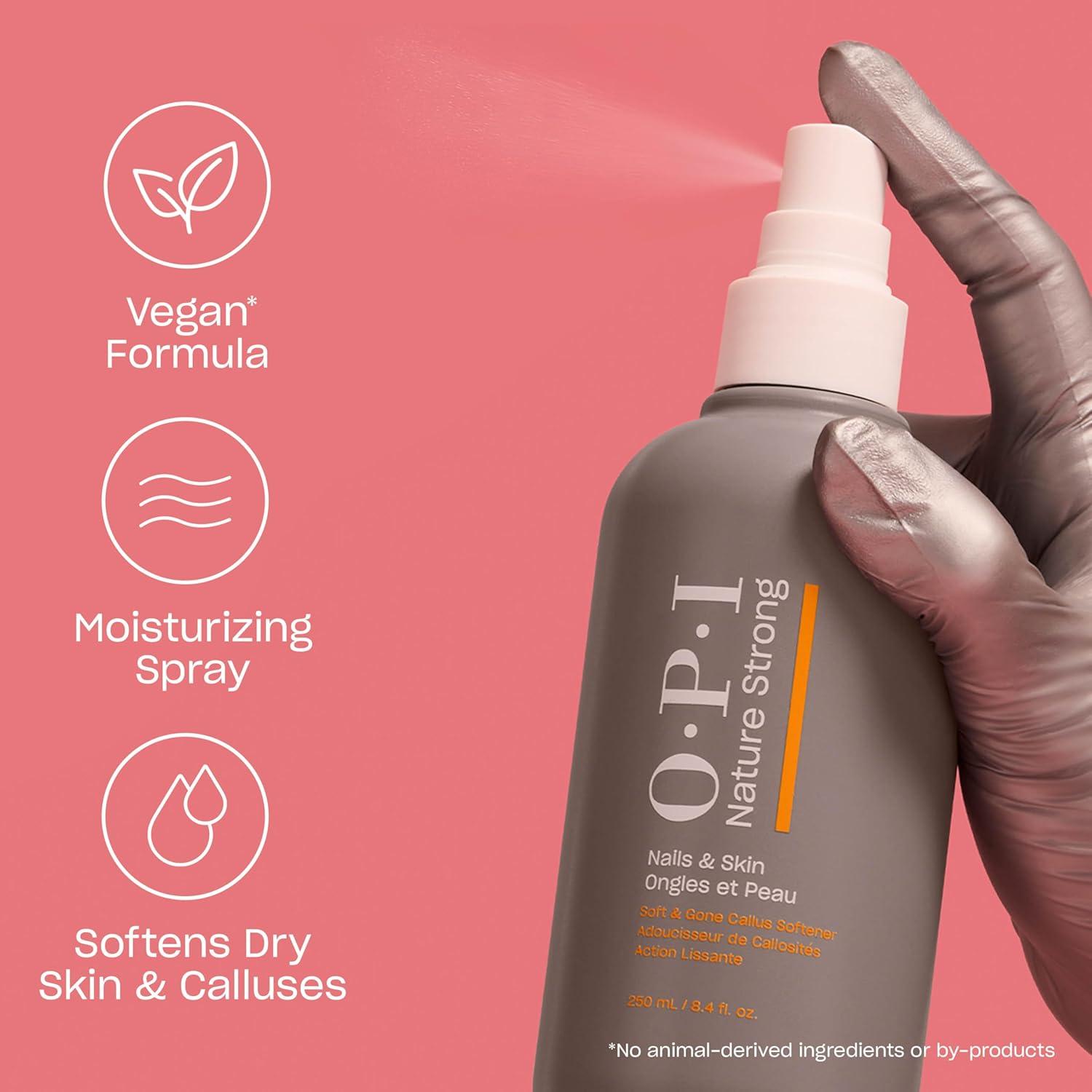 imageOPI Nature Strong Nails ampamp Skin  Moisturizing Cuticle Care ampamp Removal Treatments  Hydrating for Dry Cuticles Nails and Skin  Enriched with SkinSmoothing Emollients ampamp Natural Ingredients  VeganCallus Spray