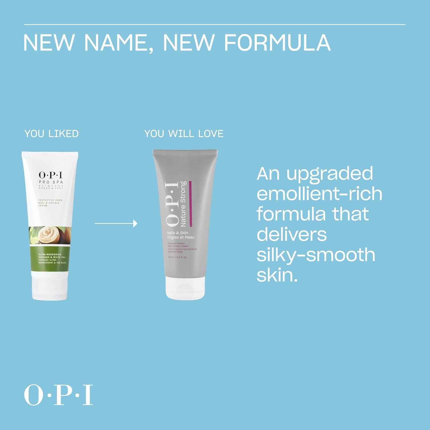 imageOPI Nature Strong Nails ampamp Skin  Moisturizing Cuticle Care ampamp Removal Treatments  Hydrating for Dry Cuticles Nails and Skin  Enriched with Smoothing Emollients ampamp Natural Ingredients  VeganHand  Foot Cream  Travel Size