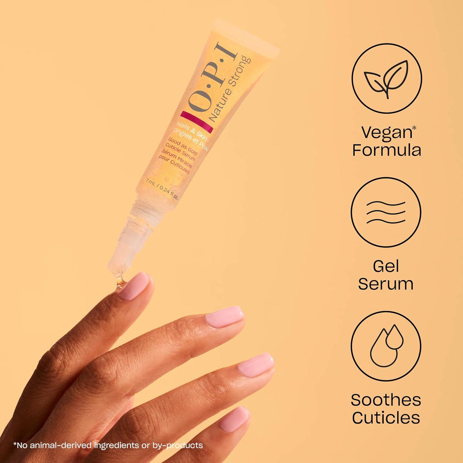 imageOPI Nature Strong Nails ampamp Skin  Moisturizing Cuticle Care ampamp Removal Treatments  Hydrating for Dry Cuticles Nails and Skin  Enriched with Smoothing Emollients ampamp Natural Ingredients  VeganCuticle Serum