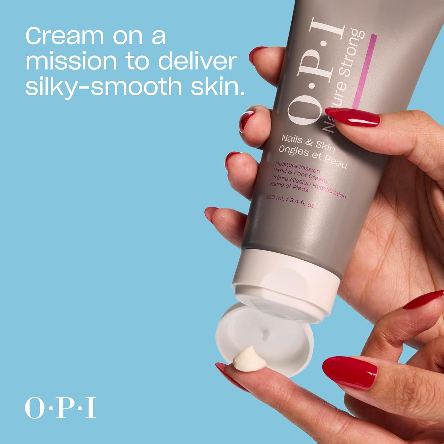 imageOPI Nature Strong Nails ampamp Skin  Moisturizing Cuticle Care ampamp Removal Treatments  Hydrating for Dry Cuticles Nails and Skin  Enriched with Smoothing Emollients ampamp Natural Ingredients  VeganHand  Foot Cream  Travel Size