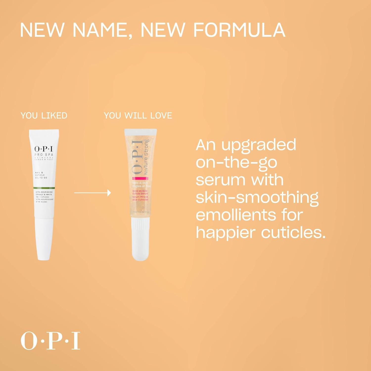 imageOPI Nature Strong Nails ampamp Skin  Moisturizing Cuticle Care ampamp Removal Treatments  Hydrating for Dry Cuticles Nails and Skin  Enriched with Smoothing Emollients ampamp Natural Ingredients  VeganCuticle Serum