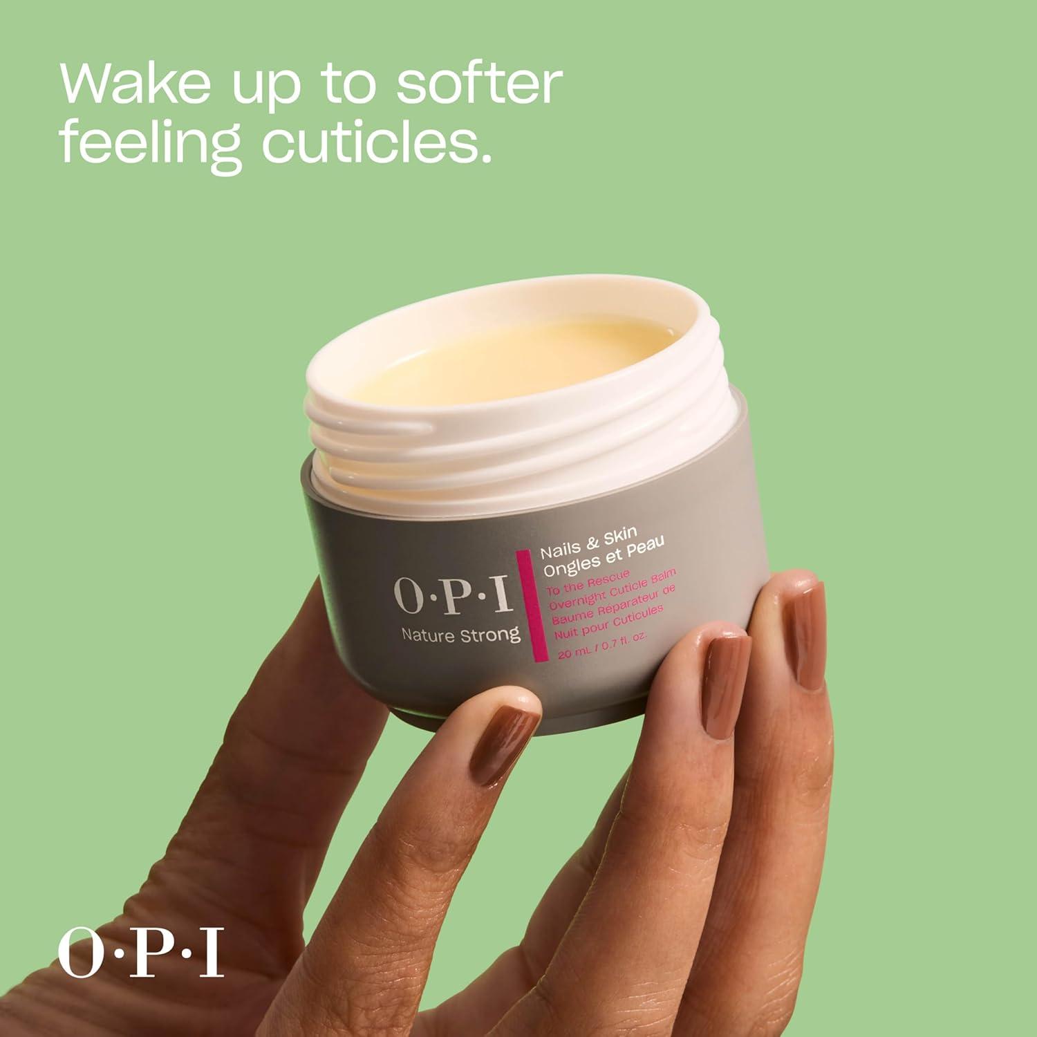 imageOPI Nature Strong Nails ampamp Skin  Moisturizing Cuticle Care ampamp Removal Treatments  Hydrating for Dry Cuticles Nails and Skin  Enriched with Smoothing Emollients ampamp Natural Ingredients  VeganOvernight Cuticle Balm