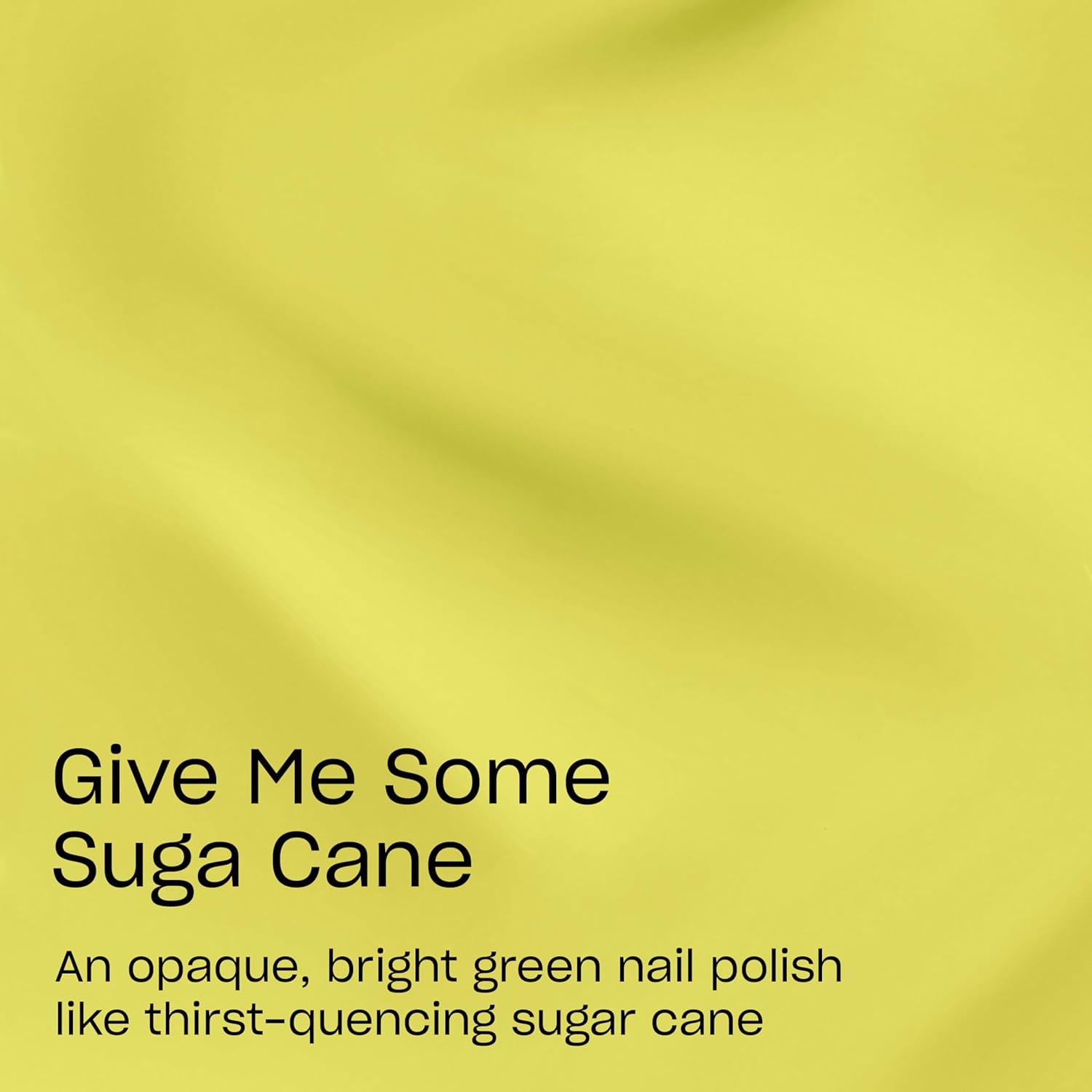 imageOPI Nature Strong Natural Origin 3Step System  Botanical Base Coat Top Coat and Various Nail Polish Colors  High Shine  Color Protection  EcoFriendly Plant Based Vegan ampamp Cruelty FreeGive Me Some Suga Cane  Opaque Bright Warm YellowGreen