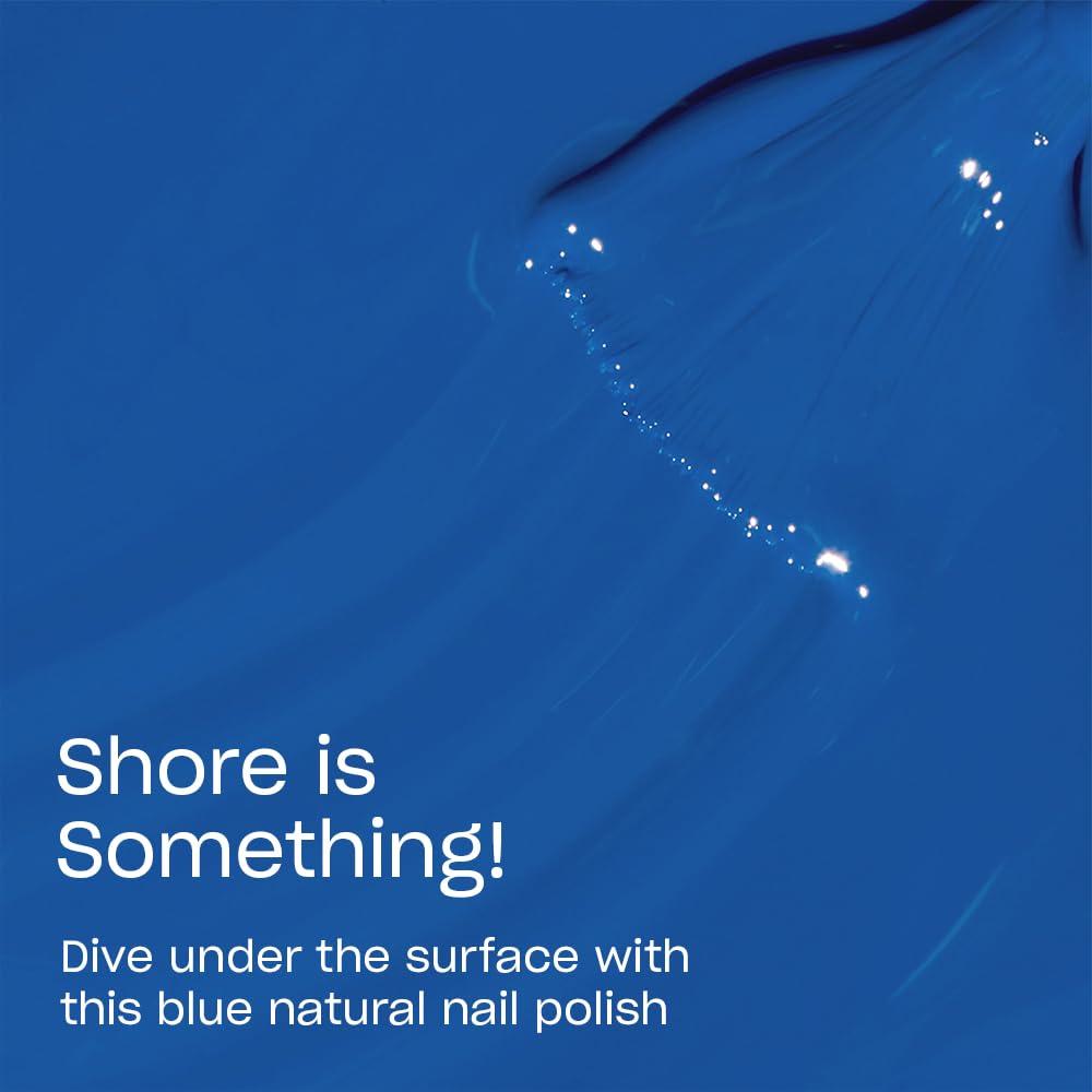 imageOPI Nature Strong Natural Origin 3Step System  Botanical Base Coat Top Coat and Various Nail Polish Colors  High Shine  Color Protection  EcoFriendly Plant Based Vegan ampamp Cruelty FreeShore is Something