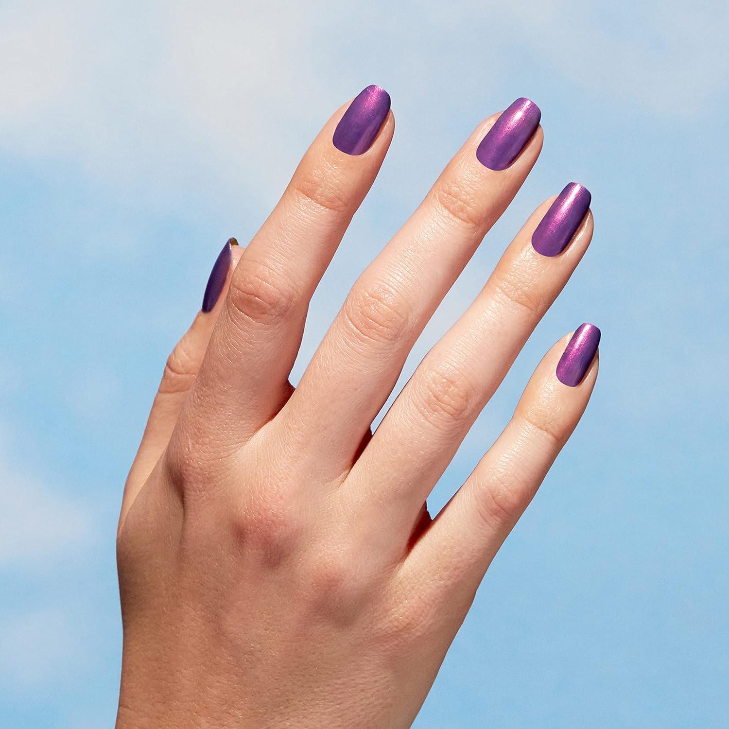 imageOPI Nature Strong Natural Origin 3Step System  Botanical Base Coat Top Coat and Various Nail Polish Colors  High Shine  Color Protection  EcoFriendly Plant Based Vegan ampamp Cruelty FreeAchieve Grapeness