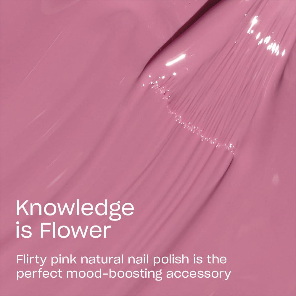 imageOPI Nature Strong Natural Origin 3Step System  Botanical Base Coat Top Coat and Various Nail Polish Colors  High Shine  Color Protection  EcoFriendly Plant Based Vegan ampamp Cruelty FreeKnowledge is Flower