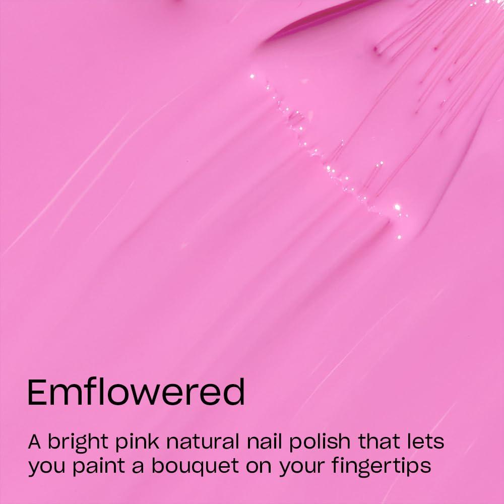 imageOPI Nature Strong Natural Origin 3Step System  Botanical Base Coat Top Coat and Various Nail Polish Colors  High Shine  Color Protection  EcoFriendly Plant Based Vegan ampamp Cruelty FreeEmflowered