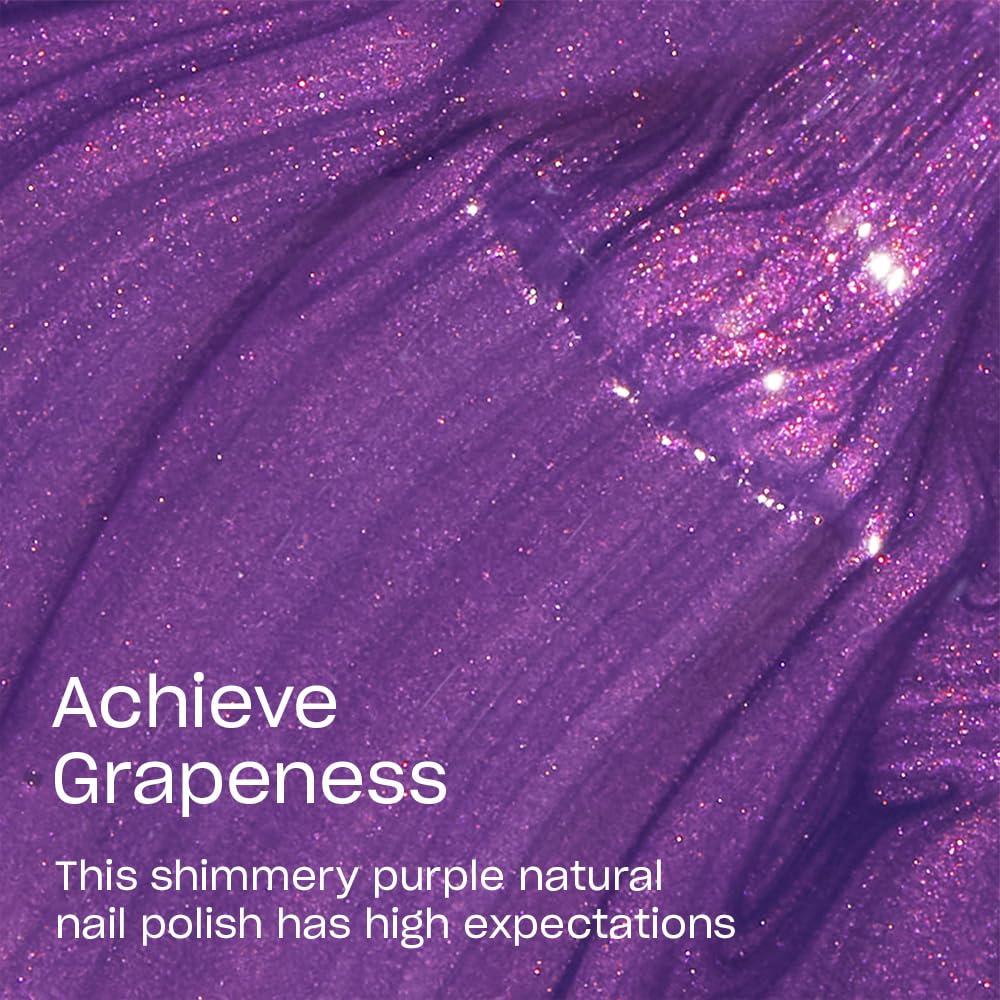 imageOPI Nature Strong Natural Origin 3Step System  Botanical Base Coat Top Coat and Various Nail Polish Colors  High Shine  Color Protection  EcoFriendly Plant Based Vegan ampamp Cruelty FreeAchieve Grapeness