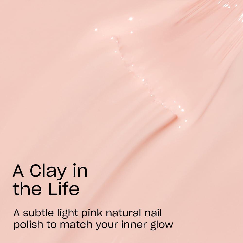 imageOPI Nature Strong Natural Origin 3Step System  Botanical Base Coat Top Coat and Various Nail Polish Colors  High Shine  Color Protection  EcoFriendly Plant Based Vegan ampamp Cruelty FreeA Clay in the Life