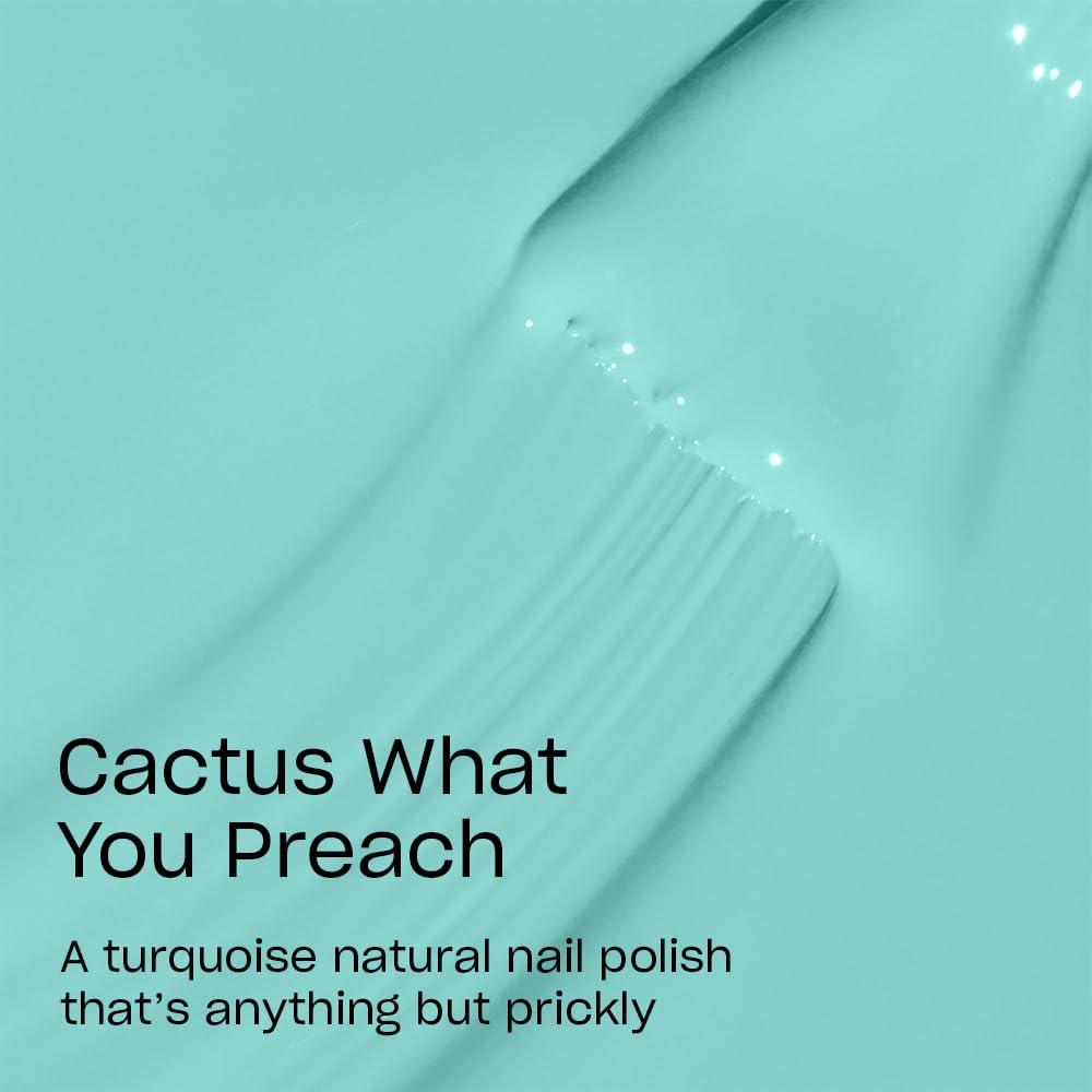 imageOPI Nature Strong Natural Origin 3Step System  Botanical Base Coat Top Coat and Various Nail Polish Colors  High Shine  Color Protection  EcoFriendly Plant Based Vegan ampamp Cruelty FreeCactus What You Preach