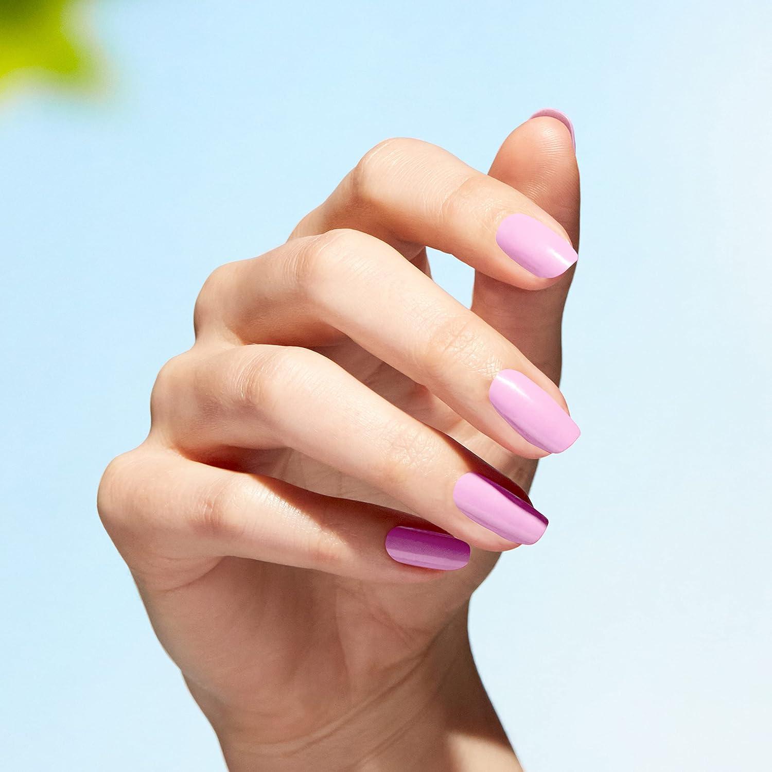 imageOPI Nature Strong Natural Origin 3Step System  Botanical Base Coat Top Coat and Various Nail Polish Colors  High Shine  Color Protection  EcoFriendly Plant Based Vegan ampamp Cruelty FreeNatural Mauvement