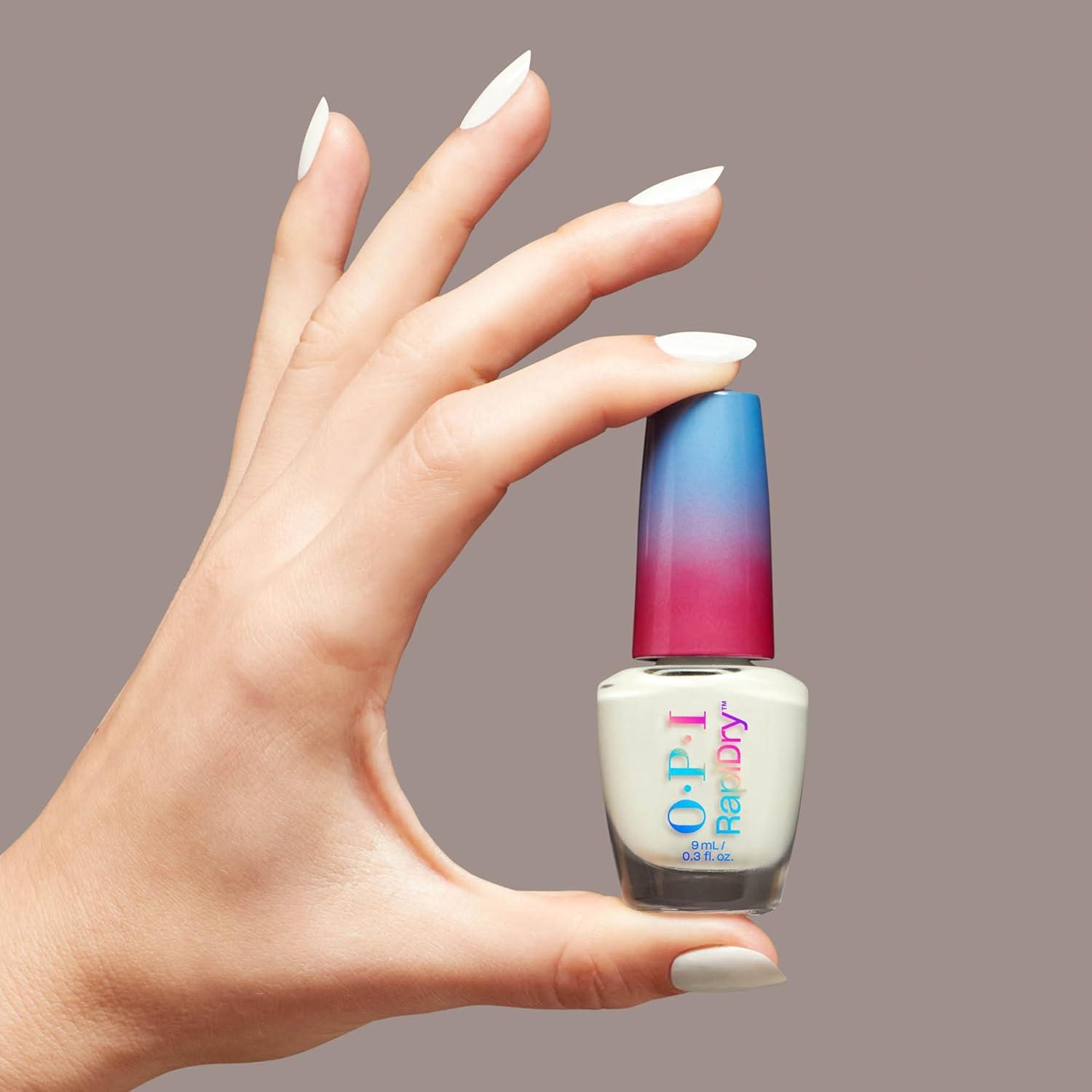 imageOPI RapiDry Quick Dry Nail Polish Colors  Opaque Crme ampamp Shimmer Winter Shades  Smudge Proof and Fast Drying in 60 Seconds  Vegan Formula  Snow Time to Waste  Holiday 2025Love at Frost Sight  Opaque Bright Neutral White