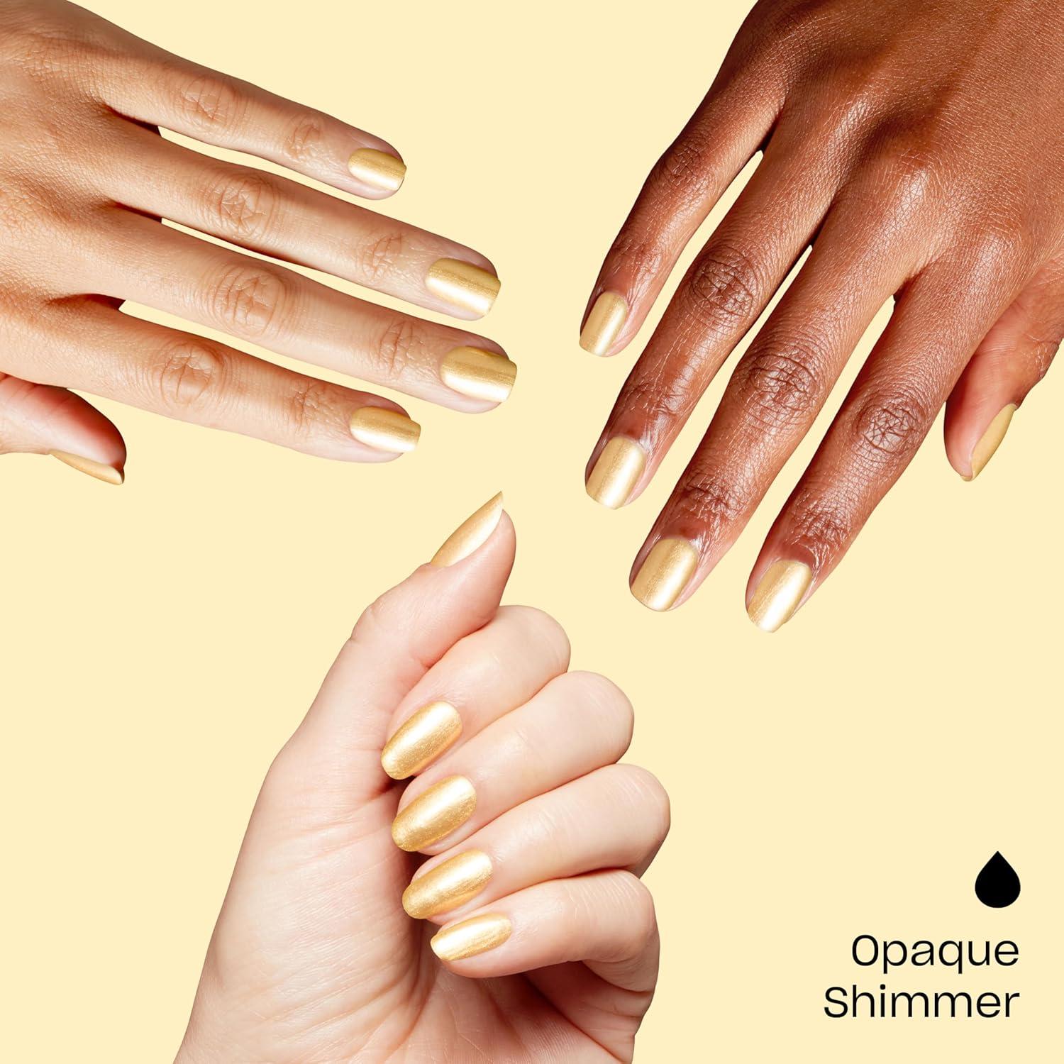imageOPI RapiDry Quick Dry Nail Polish Colors  Opaque Crme ampamp Shimmer Winter Shades  Smudge Proof and Fast Drying in 60 Seconds  Vegan Formula  Snow Time to Waste  Holiday 2025Winter Gets the Gold  Opaque Bright Warm Yellow Gold Shimmer