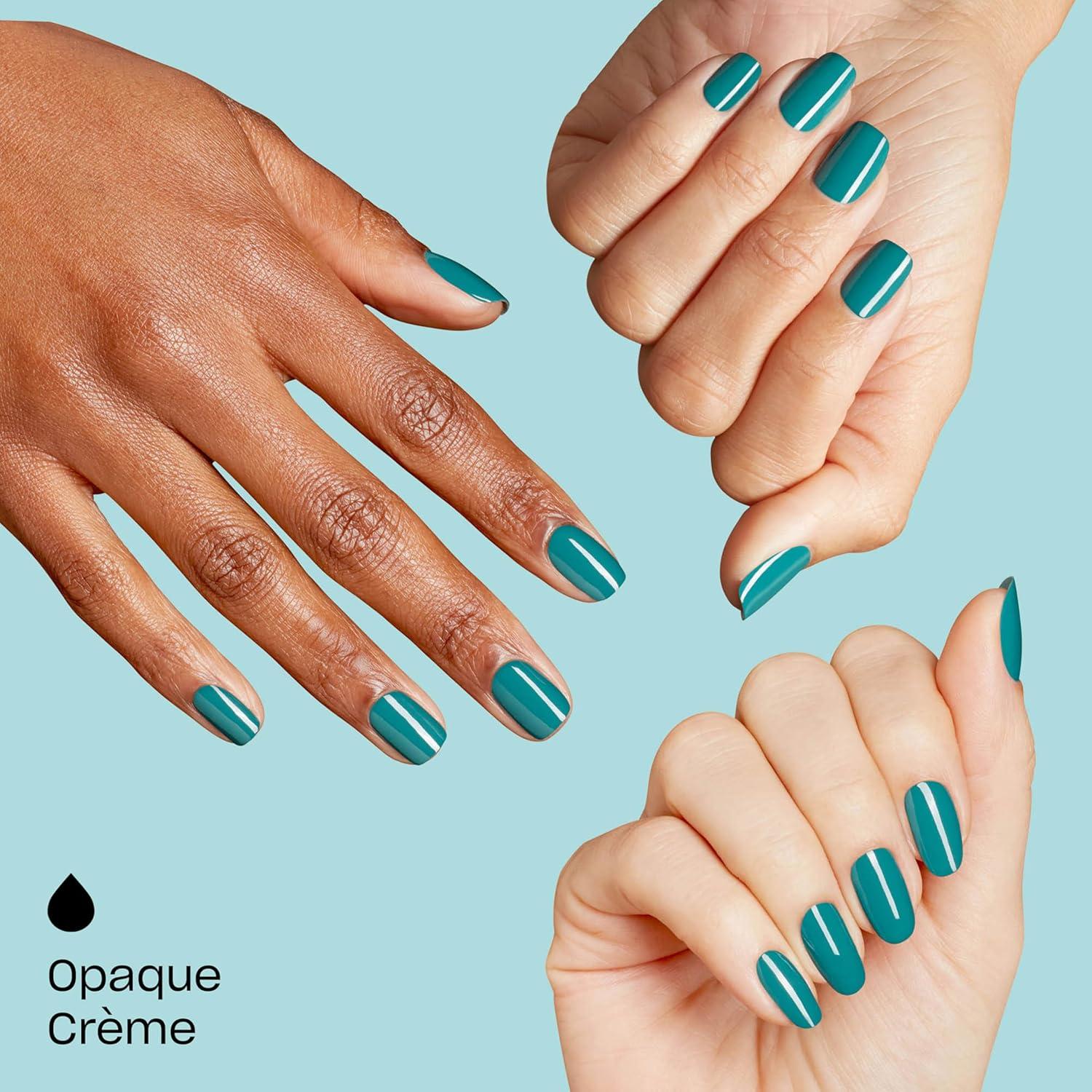 imageOPI RapiDry Quick Dry Nail Polish Colors  Opaque Crme ampamp Shimmer Winter Shades  Smudge Proof and Fast Drying in 60 Seconds  Vegan Formula  Snow Time to Waste  Holiday 2025What a Winterful World  Opaque Cool Dark Teal