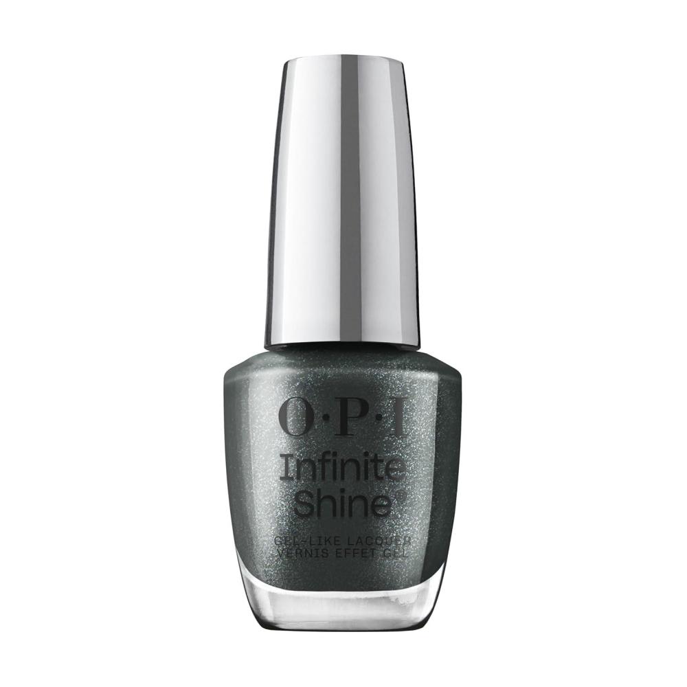 imageOPI Infinite Shine GelLike Lacquer  Opaque Crme Shimmer and Sheer Long Lasting Wear Vegan Nail Polish Shades  Whats Your Manitude  Fall 2025Get in Platformation  Opaque Dark Midnight Blue Silver Shimmer